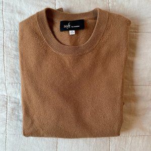 NAADAM, Soft by Naadam 100% Cashmere Crew Neck Sweater, Brown, Small